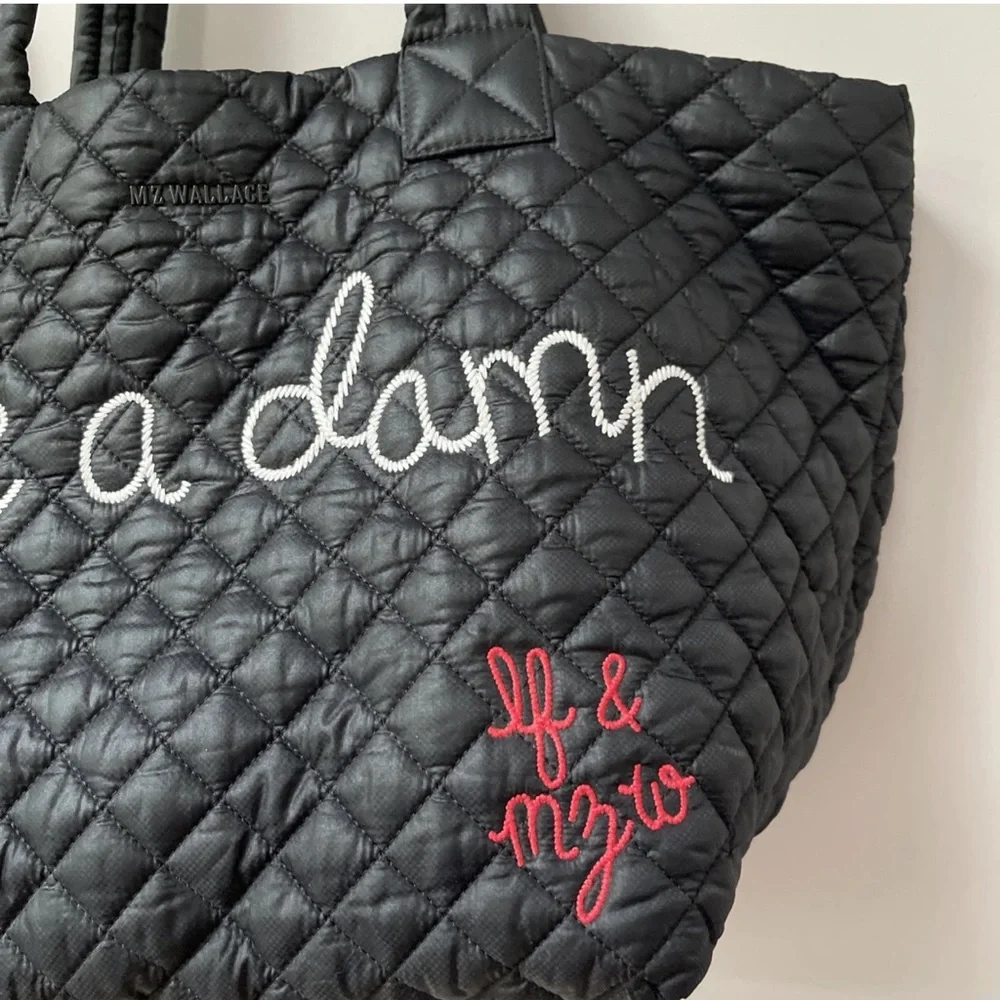 MZ Wallace x Lingua Franca Give A Damn Metro tote - Picture 2 of 16